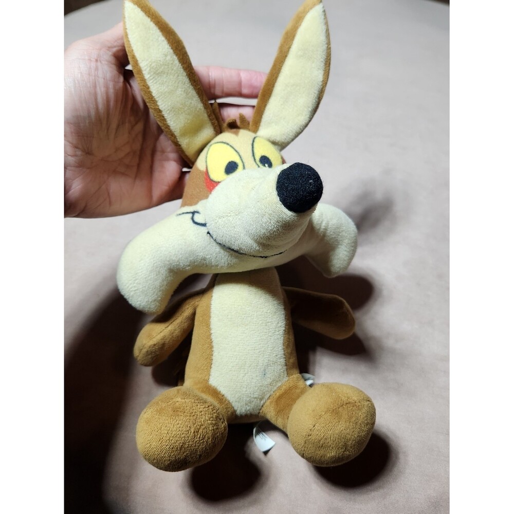 Looney Tunes Wile E Coyote Plush Brown Cream Coyote Stuffed Animal Toy Cartoon